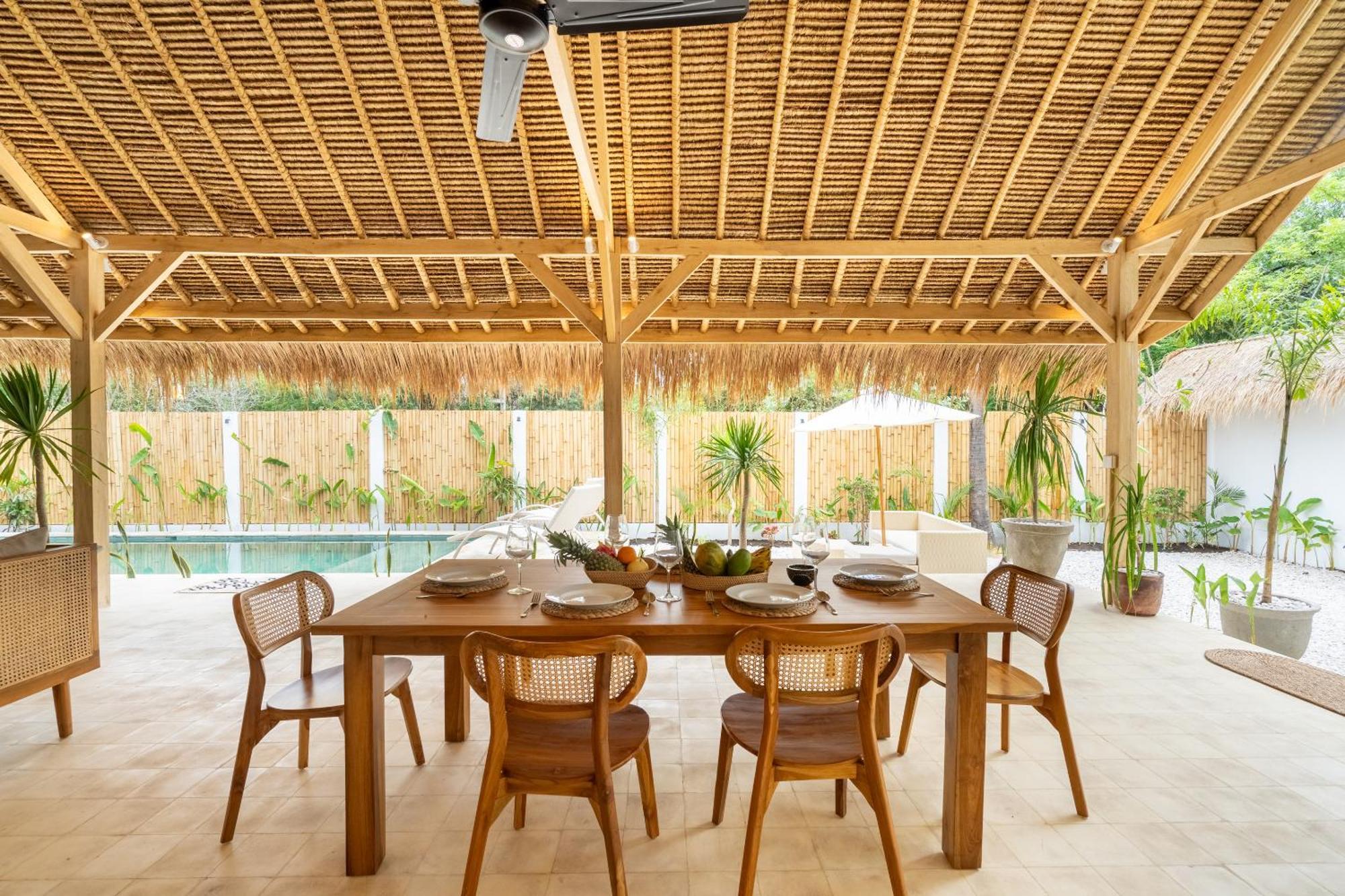 Villa Kelapa Kucing Gili Air Eksteriør billede