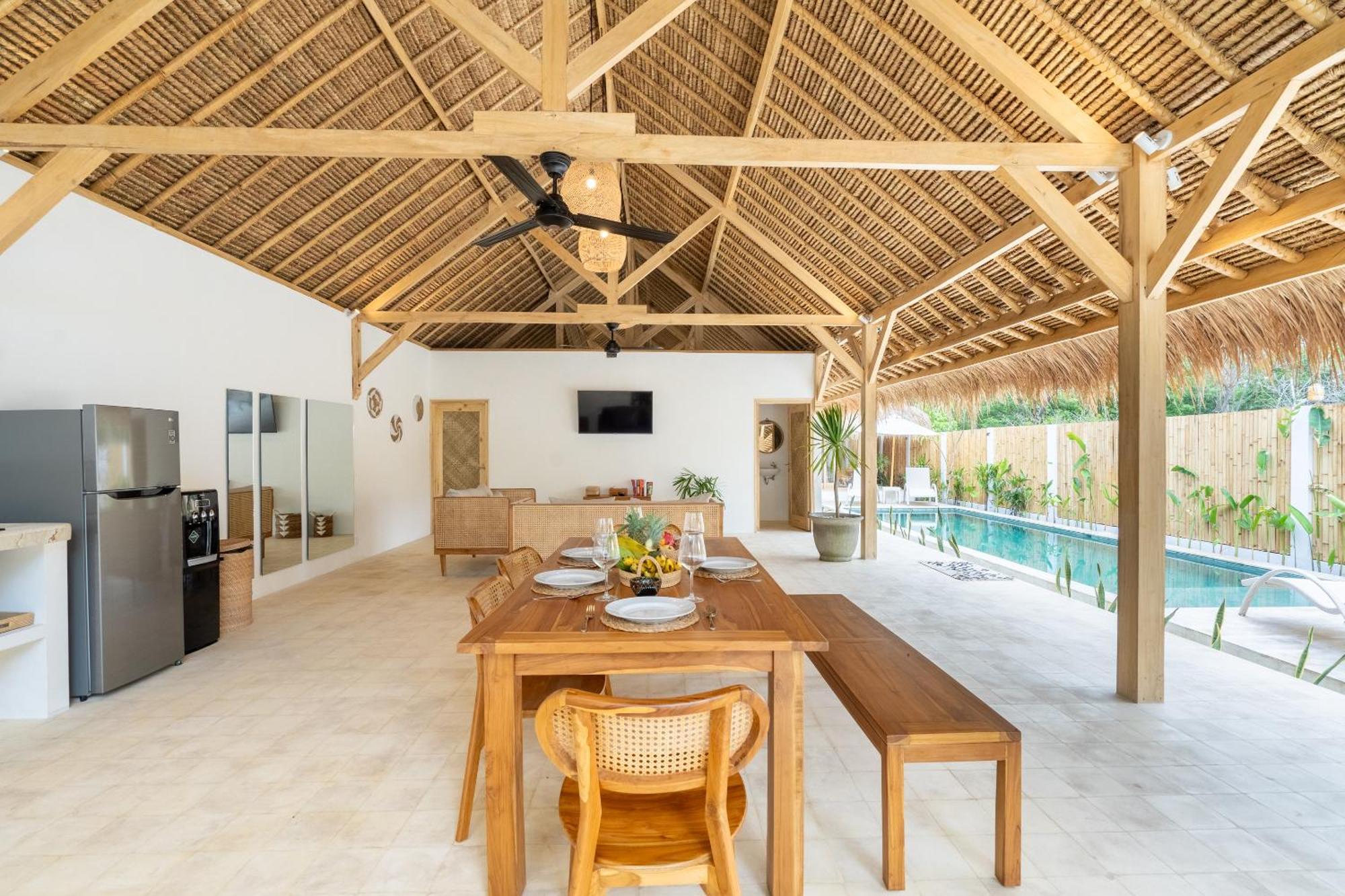 Villa Kelapa Kucing Gili Air Eksteriør billede