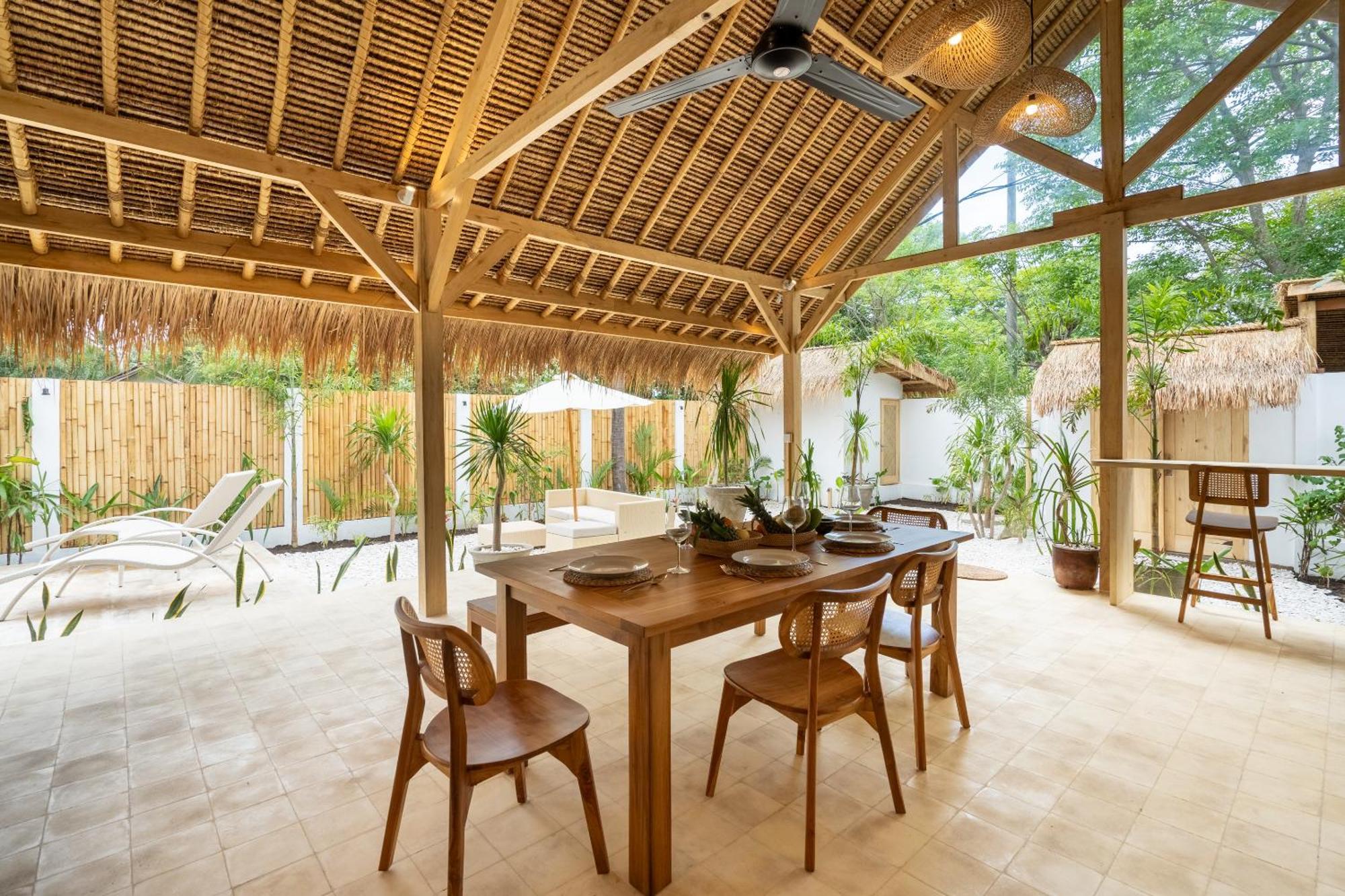 Villa Kelapa Kucing Gili Air Eksteriør billede
