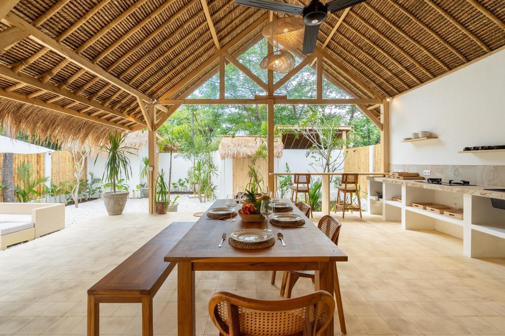 Villa Kelapa Kucing Gili Air Eksteriør billede