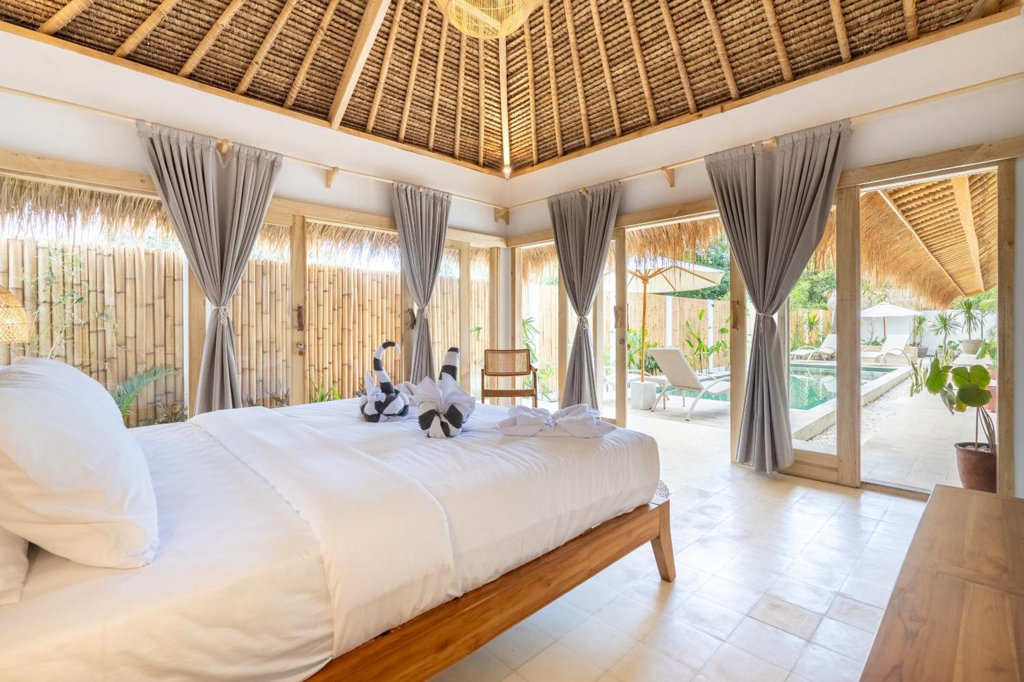 Villa Kelapa Kucing Gili Air Eksteriør billede