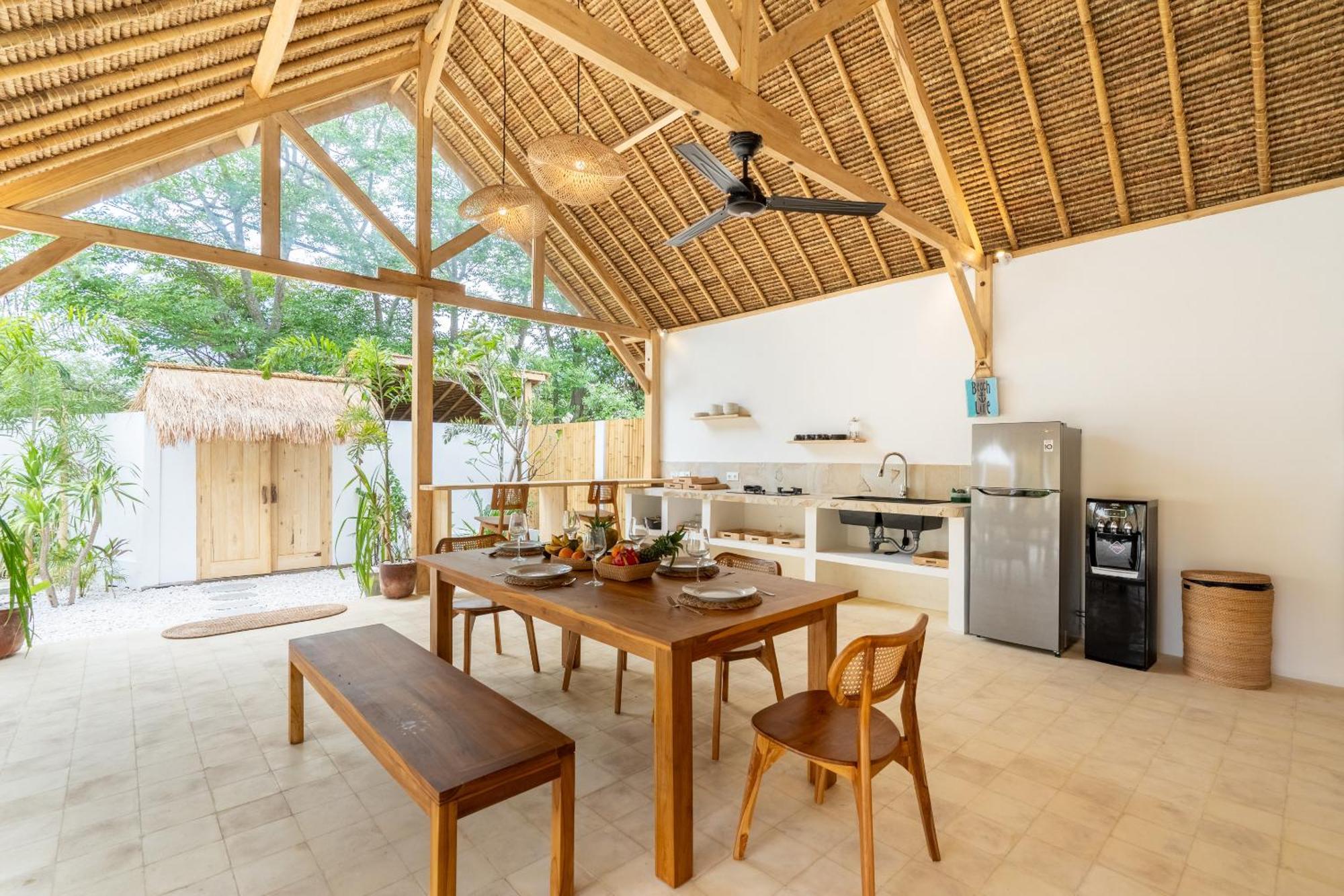 Villa Kelapa Kucing Gili Air Eksteriør billede