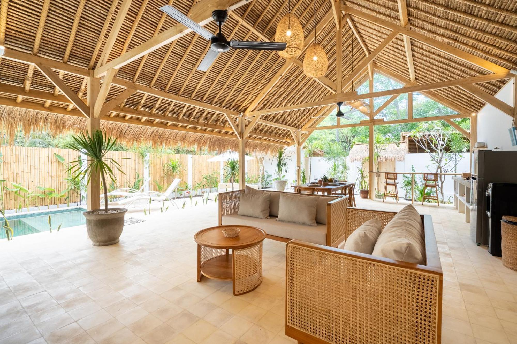 Villa Kelapa Kucing Gili Air Eksteriør billede