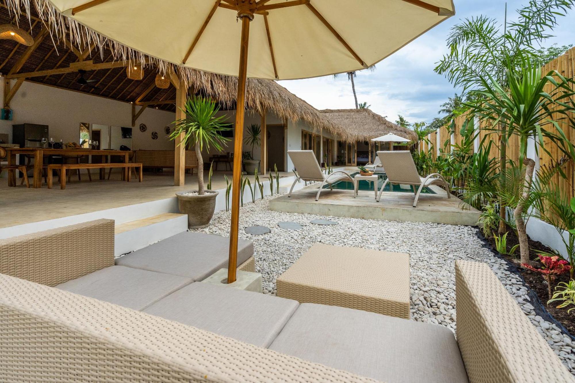 Villa Kelapa Kucing Gili Air Eksteriør billede