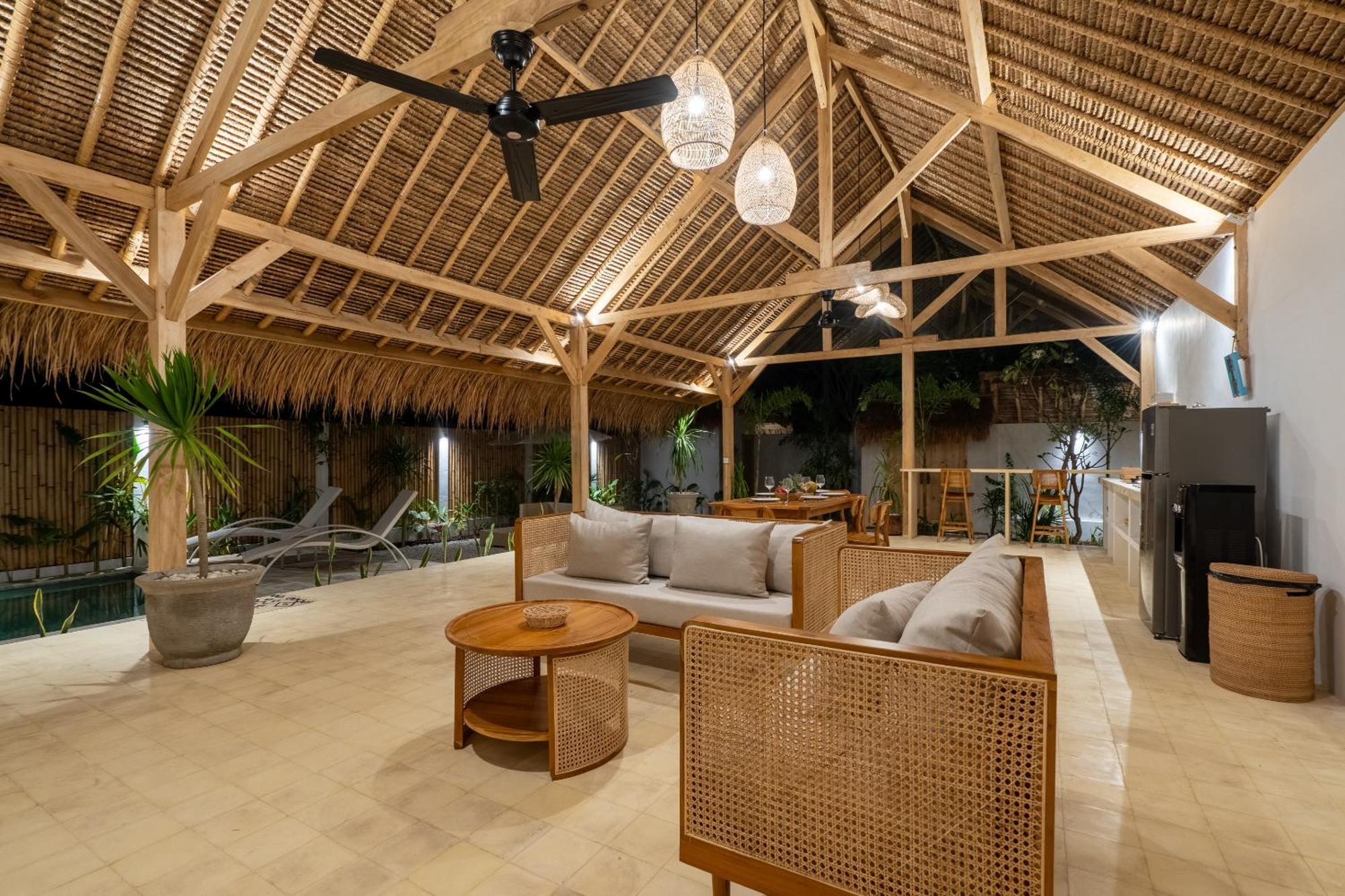 Villa Kelapa Kucing Gili Air Eksteriør billede