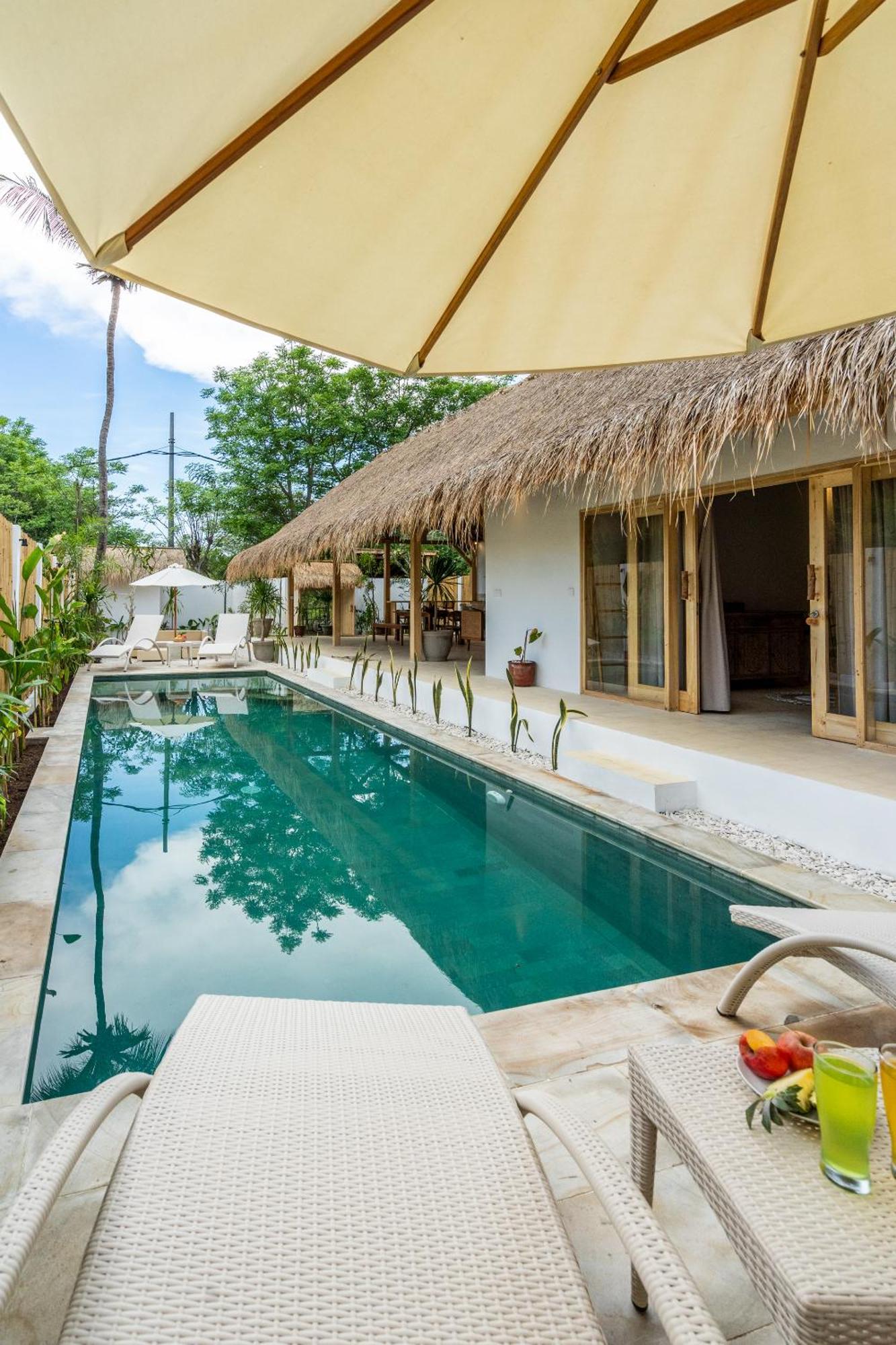 Villa Kelapa Kucing Gili Air Eksteriør billede