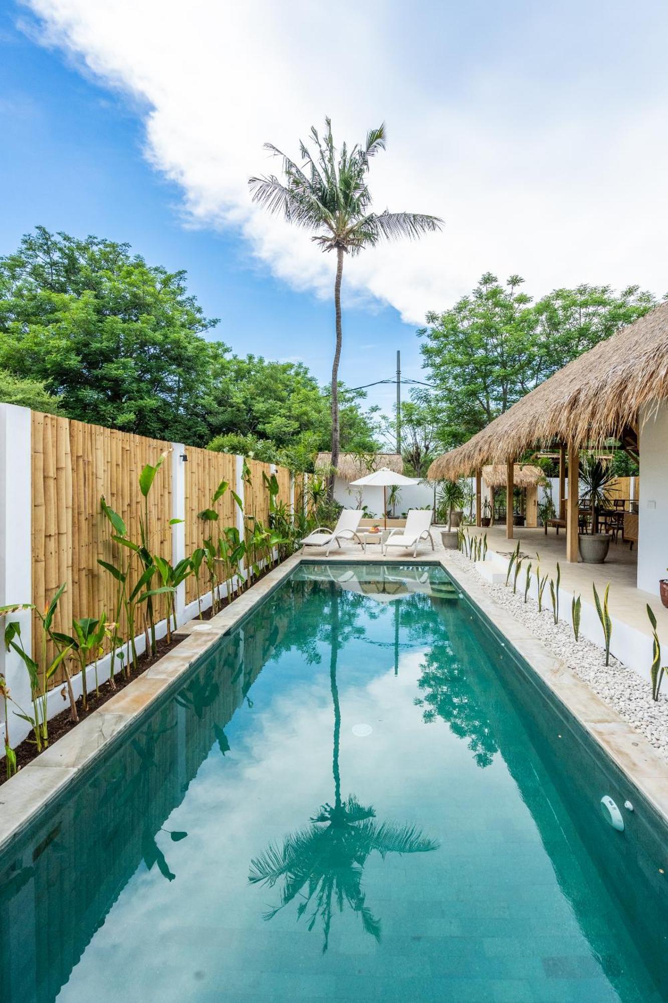 Villa Kelapa Kucing Gili Air Eksteriør billede