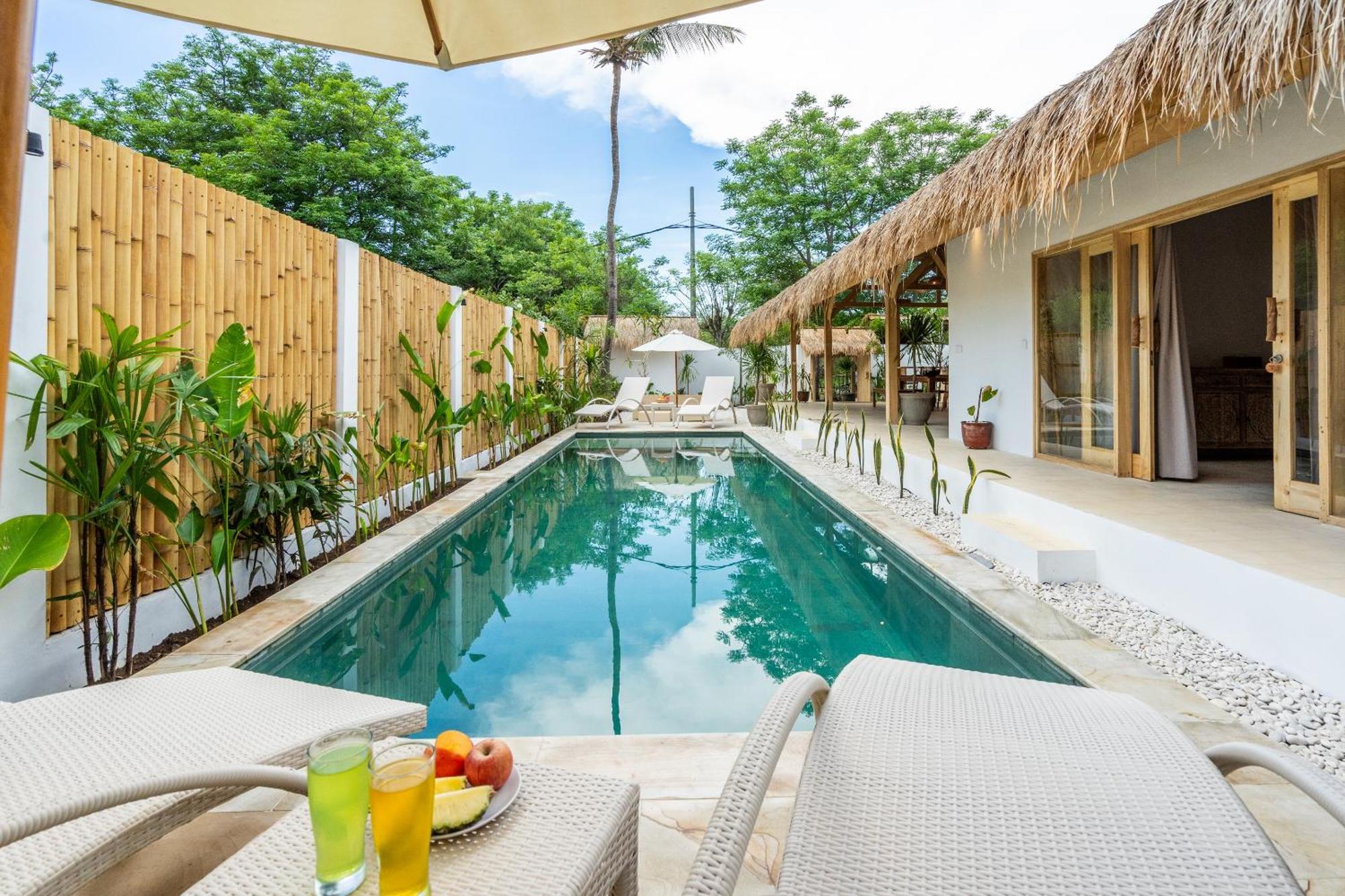 Villa Kelapa Kucing Gili Air Eksteriør billede