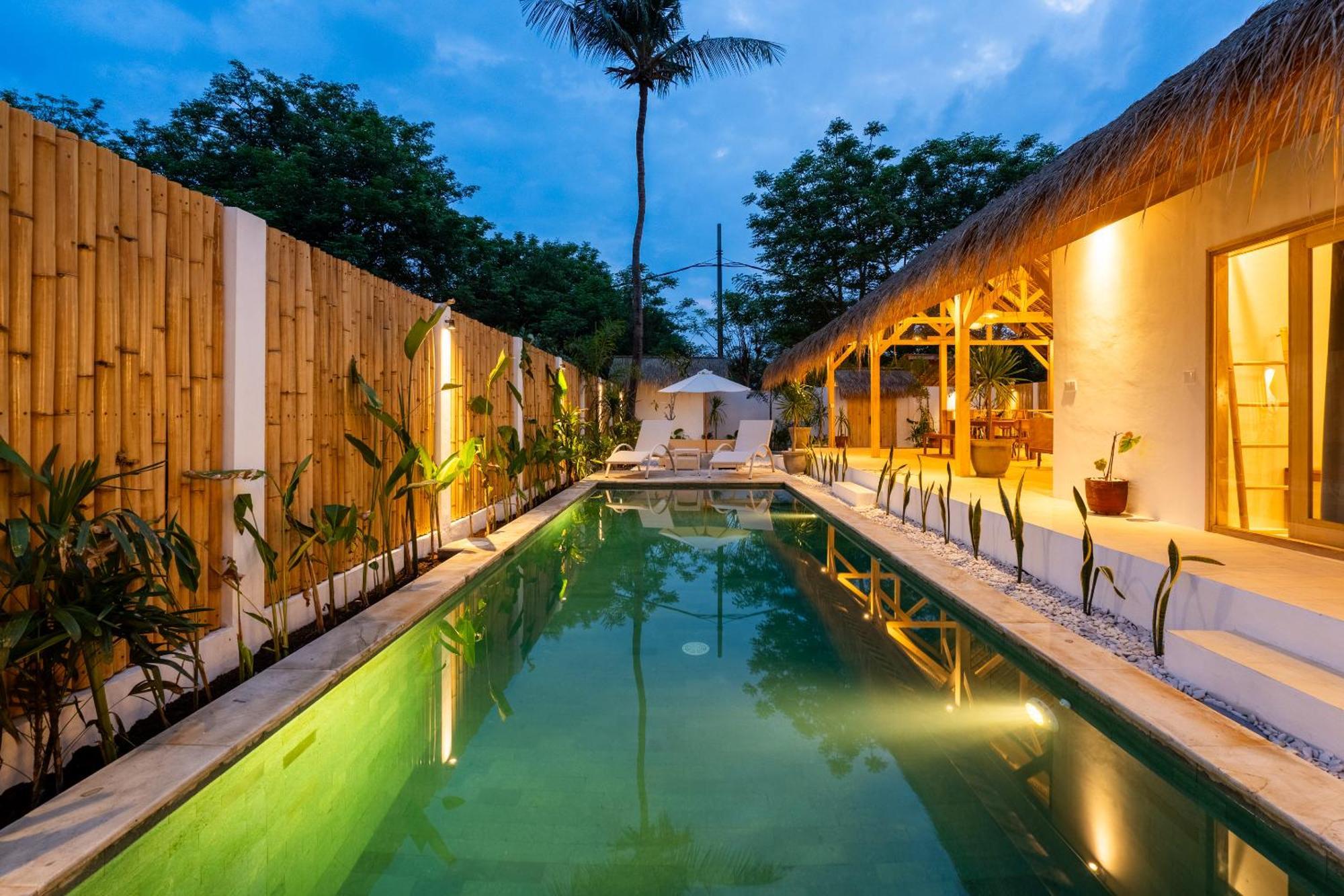 Villa Kelapa Kucing Gili Air Eksteriør billede