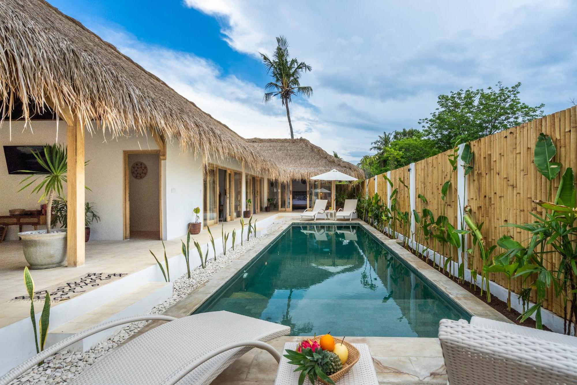 Villa Kelapa Kucing Gili Air Eksteriør billede