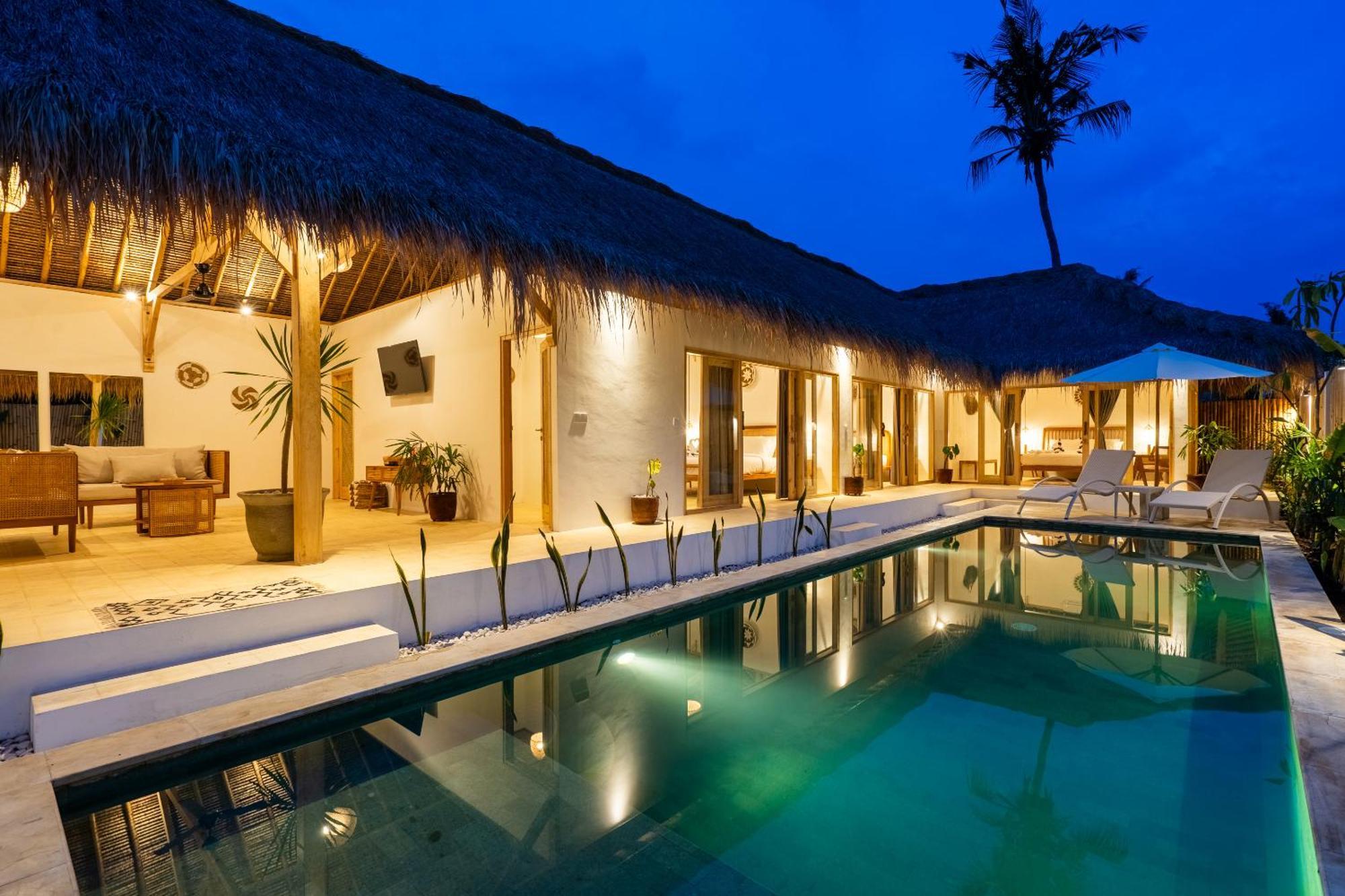 Villa Kelapa Kucing Gili Air Eksteriør billede