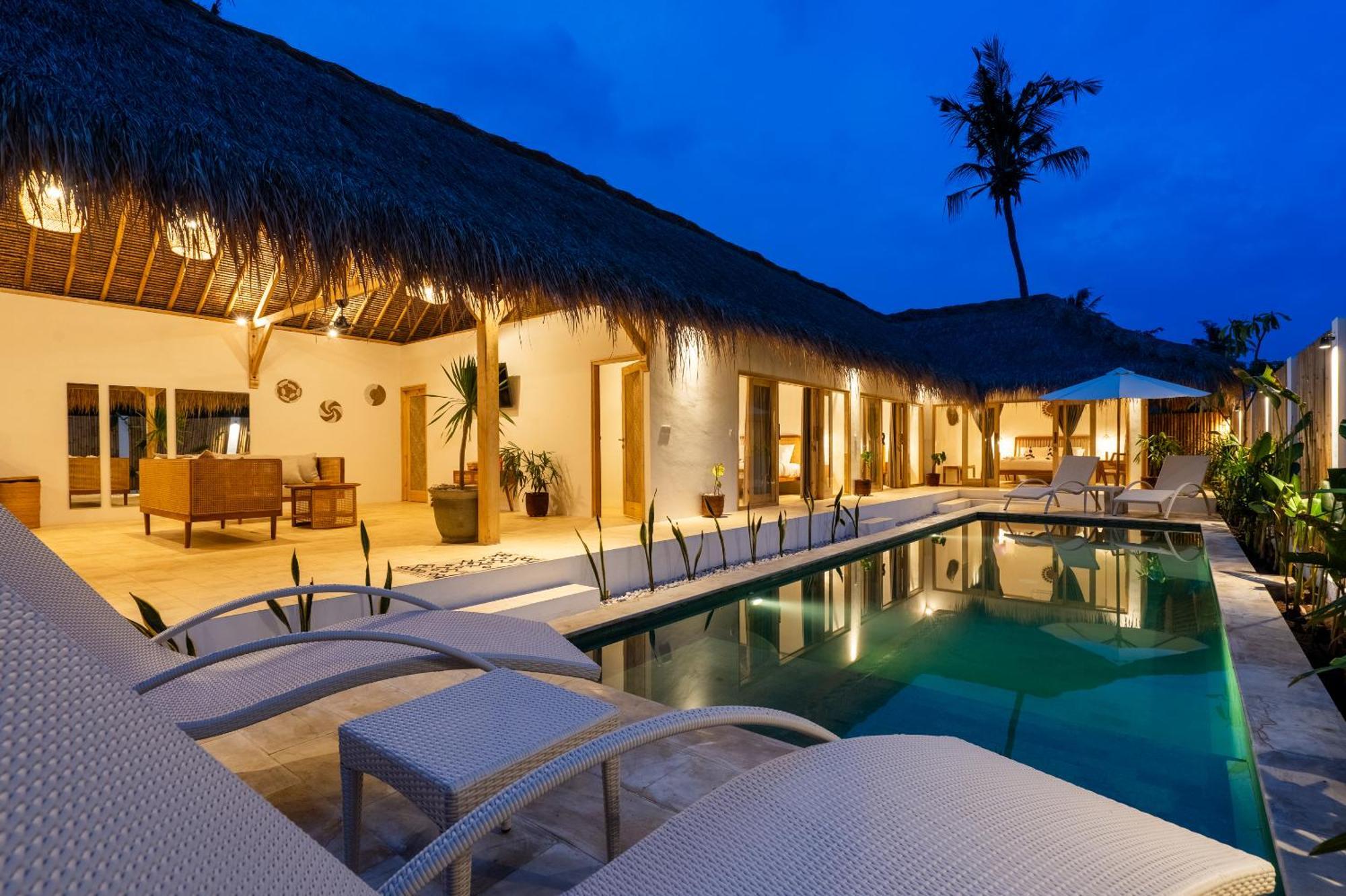 Villa Kelapa Kucing Gili Air Eksteriør billede