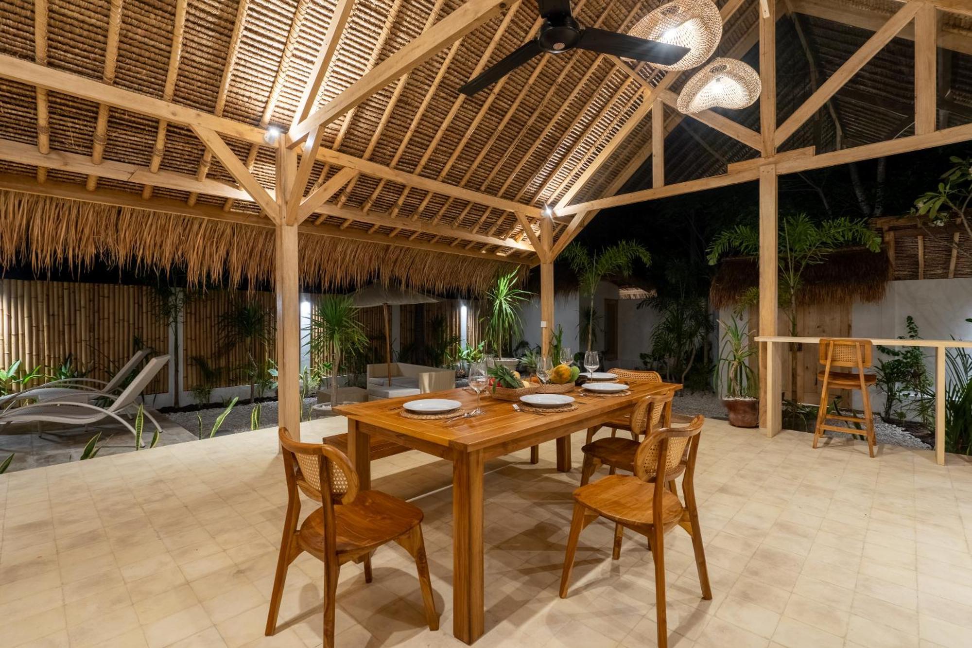 Villa Kelapa Kucing Gili Air Eksteriør billede