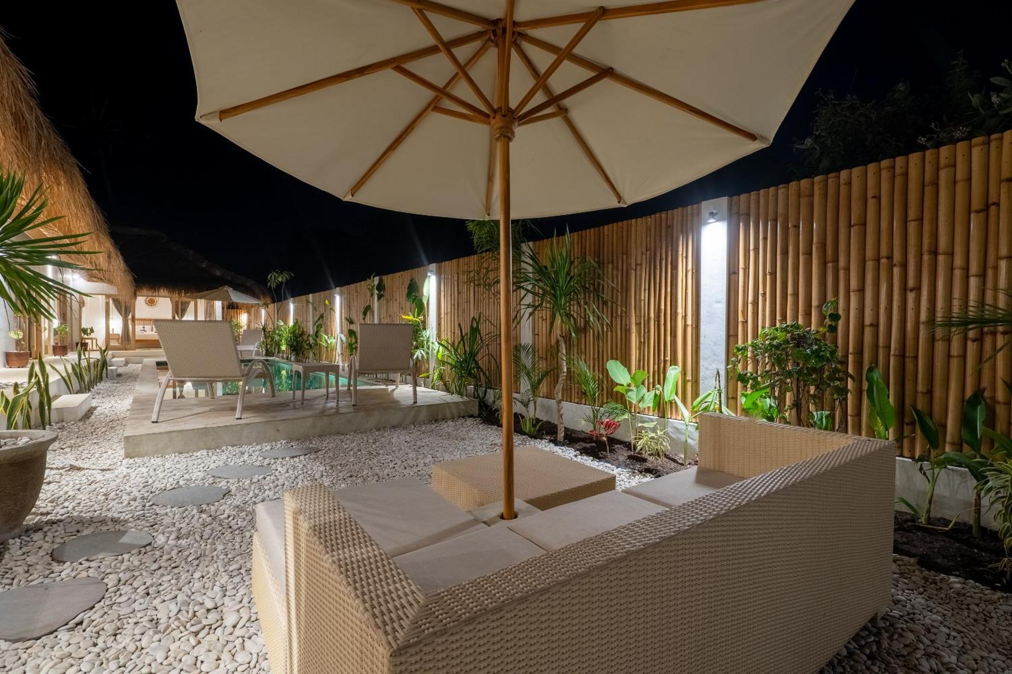 Villa Kelapa Kucing Gili Air Eksteriør billede