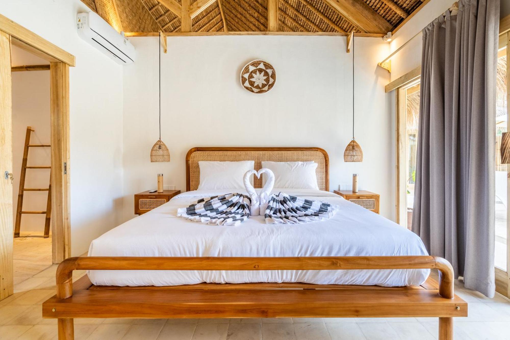 Villa Kelapa Kucing Gili Air Eksteriør billede