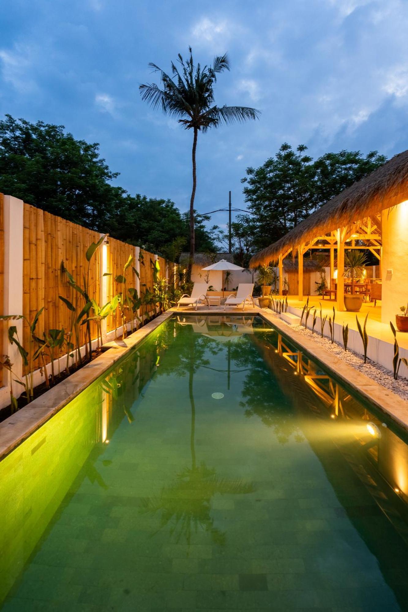 Villa Kelapa Kucing Gili Air Eksteriør billede