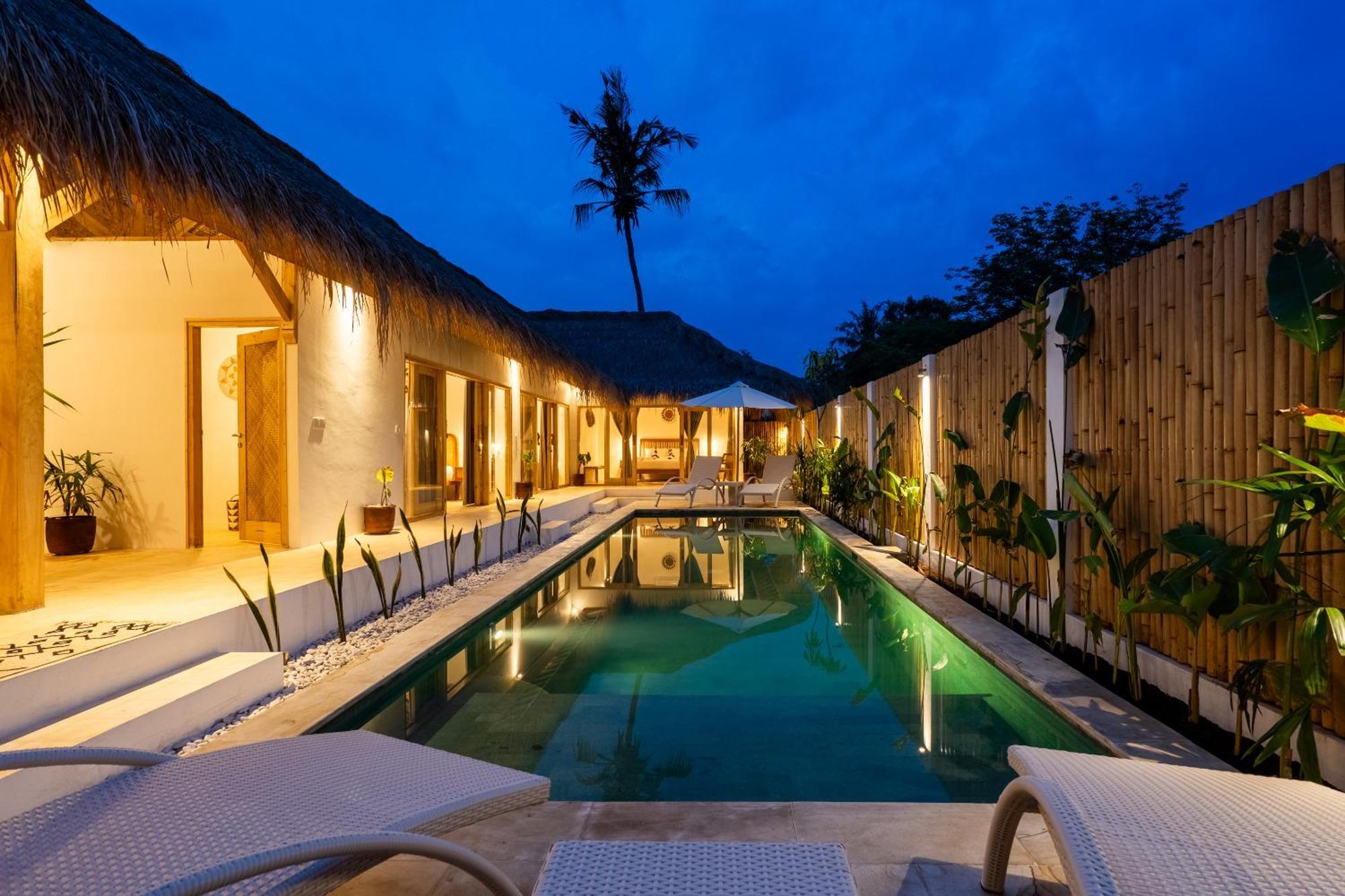 Villa Kelapa Kucing Gili Air Eksteriør billede