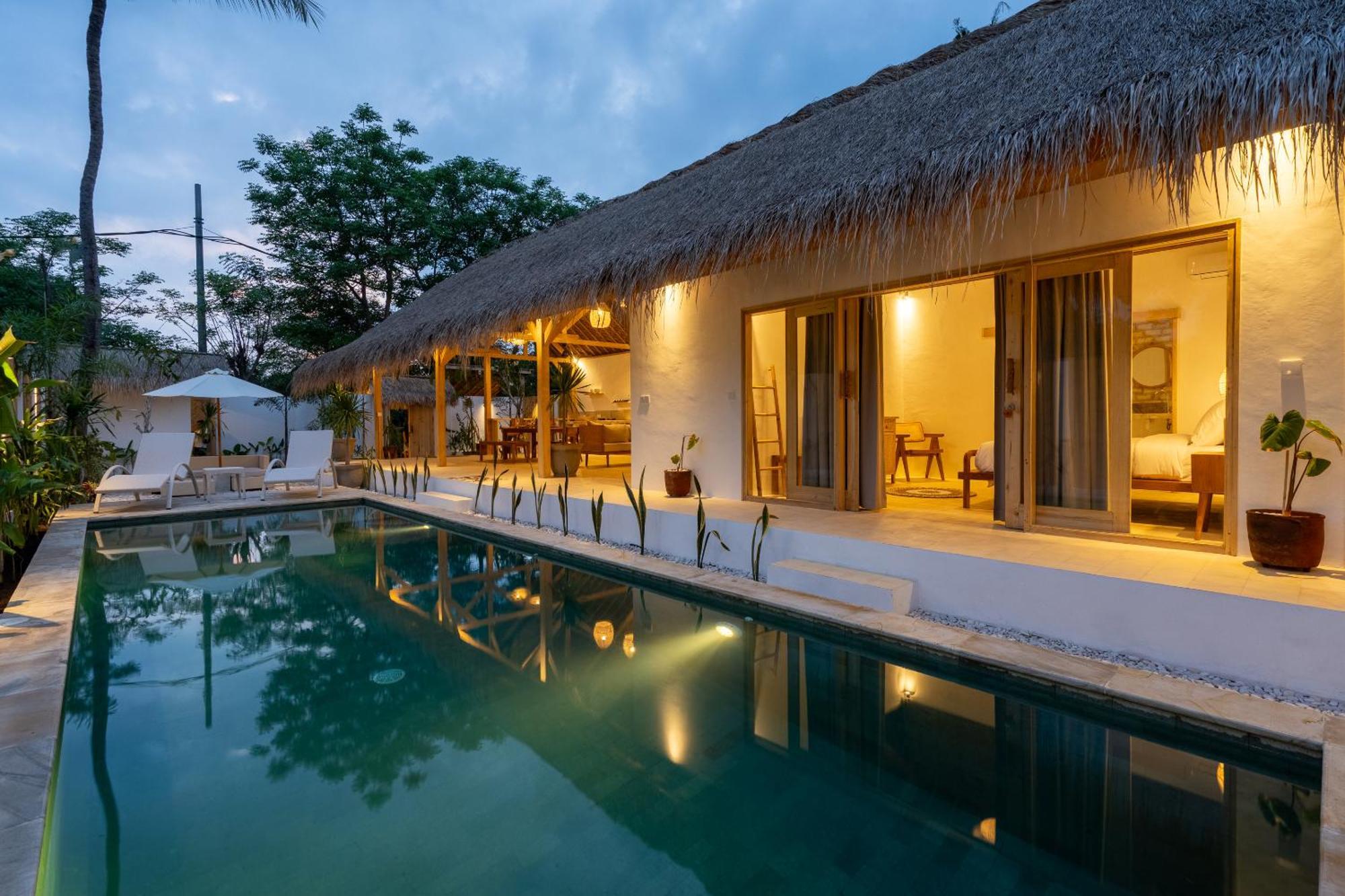 Villa Kelapa Kucing Gili Air Eksteriør billede