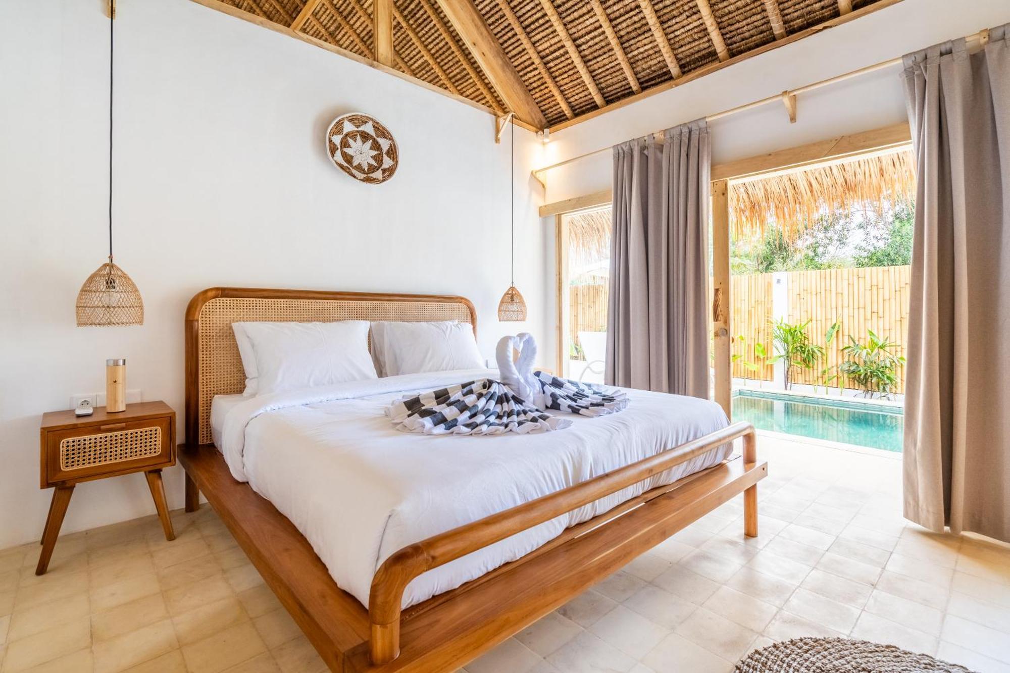 Villa Kelapa Kucing Gili Air Eksteriør billede