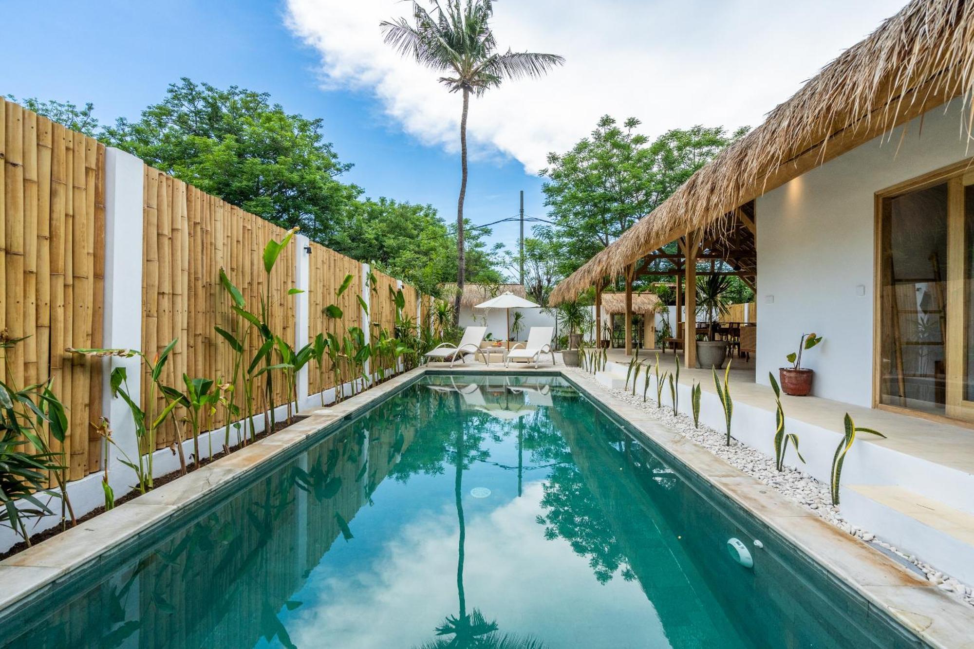 Villa Kelapa Kucing Gili Air Eksteriør billede